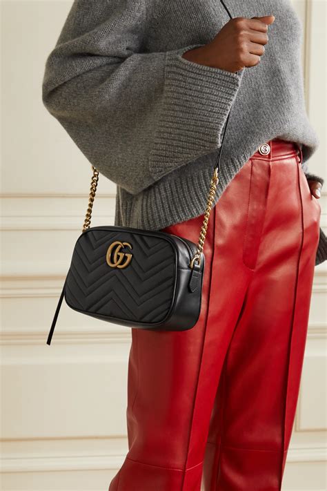 gucci camera style bag|Gucci marmont camera bag small.